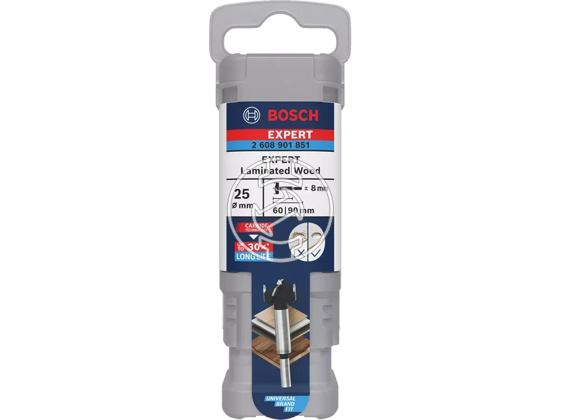 Bosch EXPERT forstner fúrószár 25mm laminált fa
