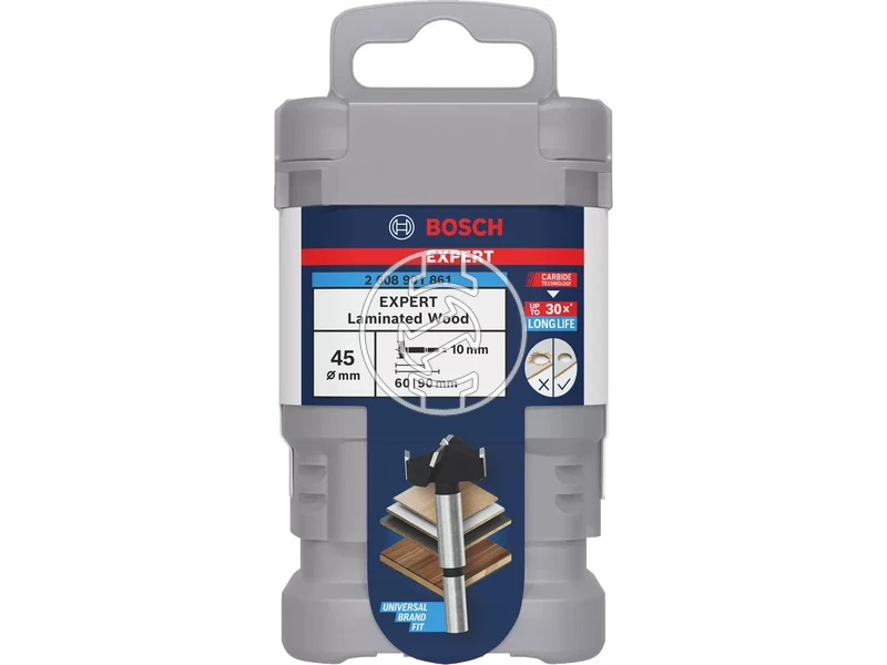 Bosch EXPERT forstner fúrószár 45mm laminált fa