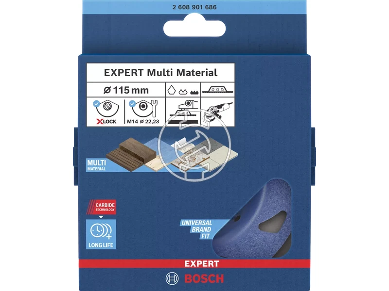 Bosch EXPERT keményfémszemcsés fazékkorong finom,lapos,115 mm