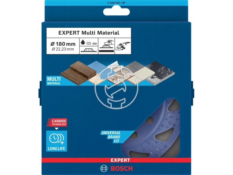 Bosch EXPERT keményfémszemcsés fazékkorong durva,lapos,180 mm