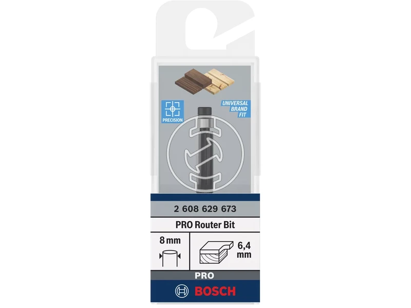 Bosch PRO felsőmaró fej 6.35xL20, 8mm