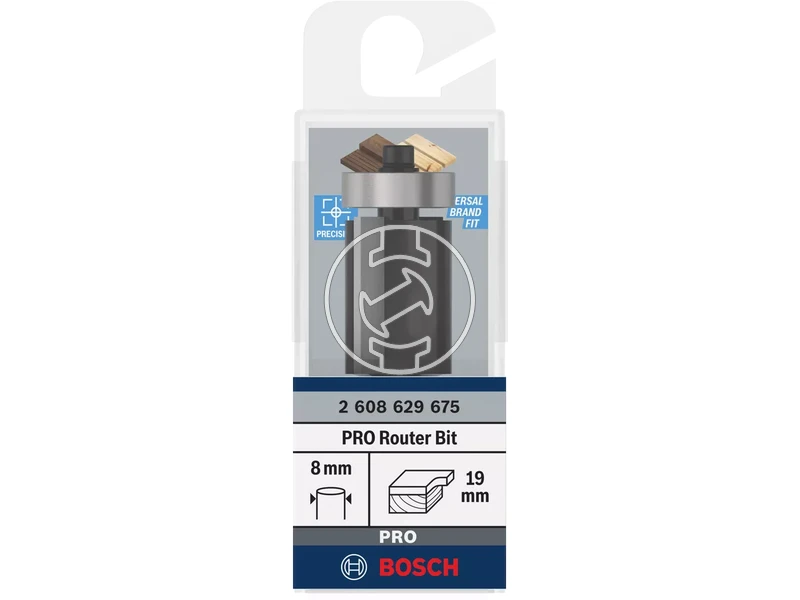 Bosch PRO felsőmaró fej 19xL25.4, 8mm