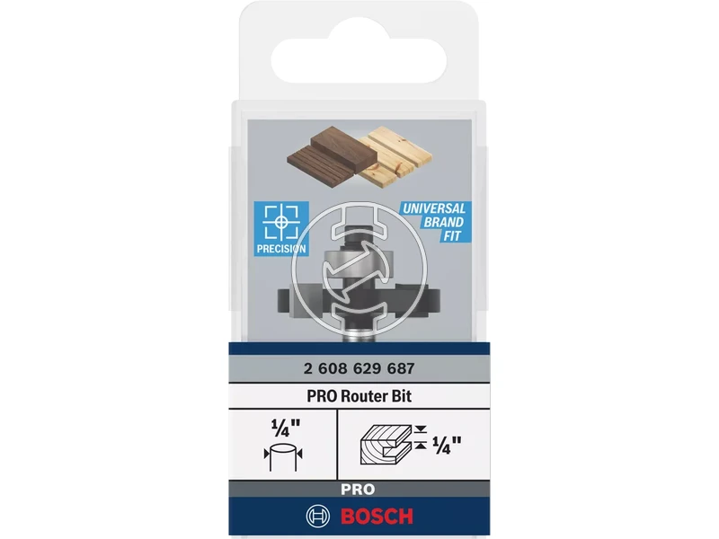 Bosch PRO felsőmaró fej 1/4inch 1/4inch