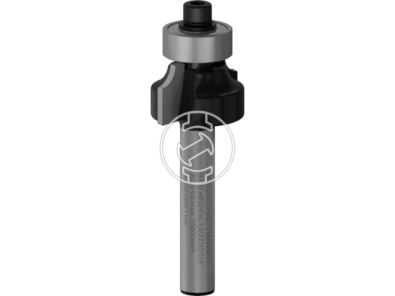 Bosch PRO felsőmaró fej 1/8inch, 1/4inch