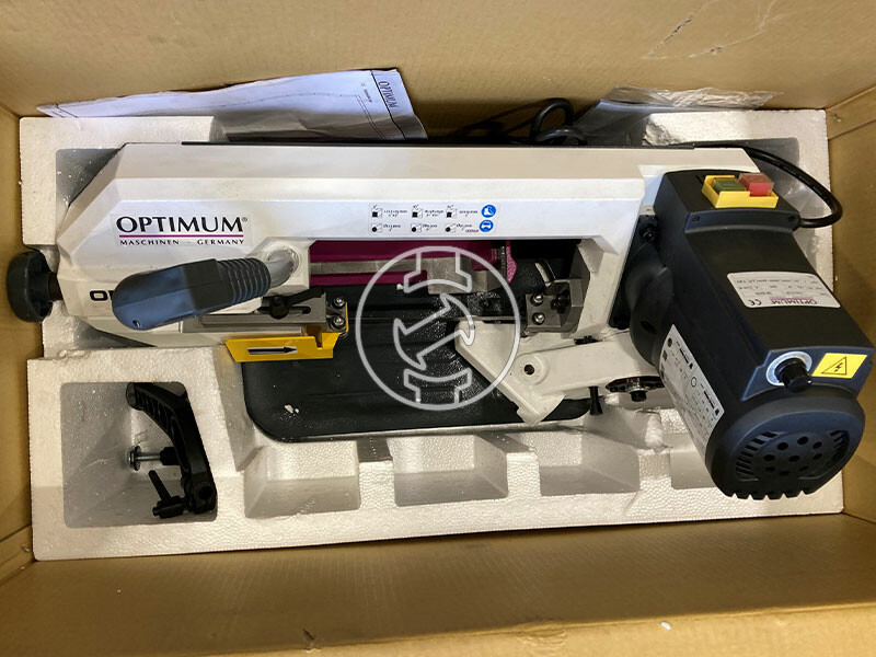 Optimum SP 13V asztali fémipari szalagfűrész (értékcsökkent)