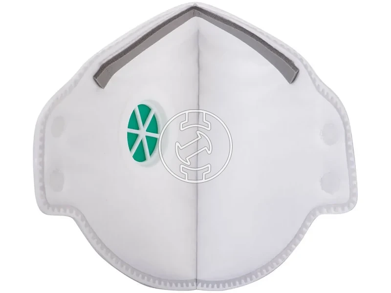 Kép: P351 - FFP3 szelepes Dolomite felbehajthato legzesvedo maszk 20db - feher.webp