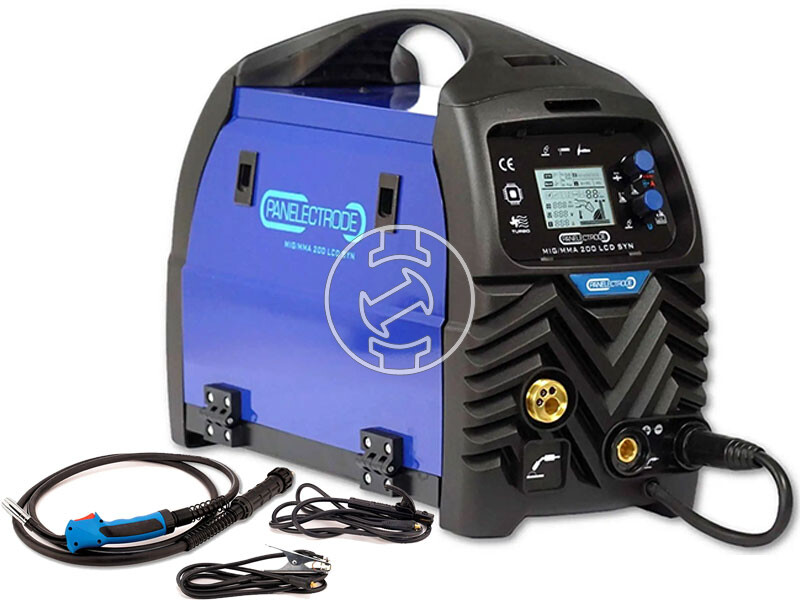Panelectrode MIG/MMA 200 LCD SYN fogyóelektródás védőgázas inverteres hegesztő 35 - 200 A | 230 V