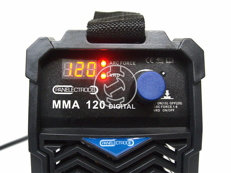Panelectrode MMA 120 Digital VRD bevontelektródás inverteres hegesztőgép