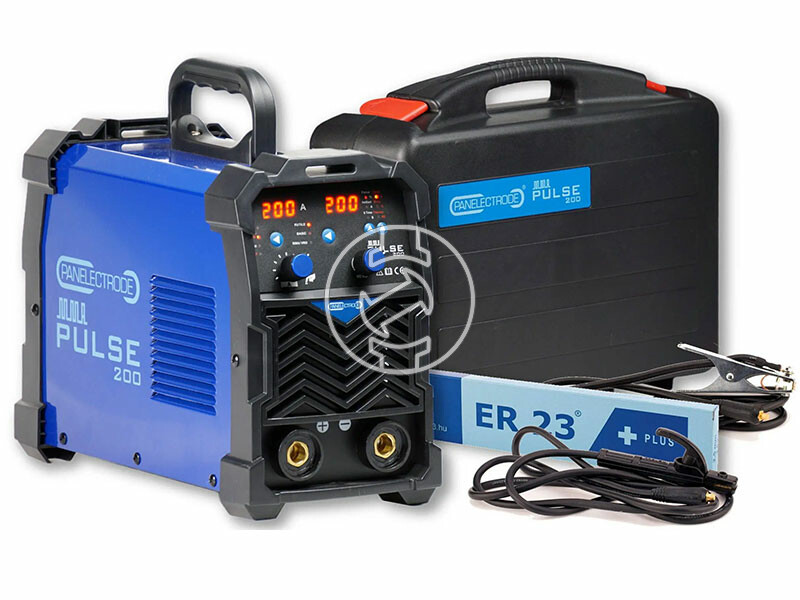 Panelectrode MMA PULSE 200 inverteres hegesztőgép + 1kg ER 23 (2,5x350mm) hegesztőelektróda