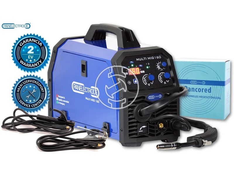 Kép: Panelectrode MULTI MIG 160 fogyoelektrodas vedogazas inverteres hegeszto 40 - 250 A 230 V_0.webp