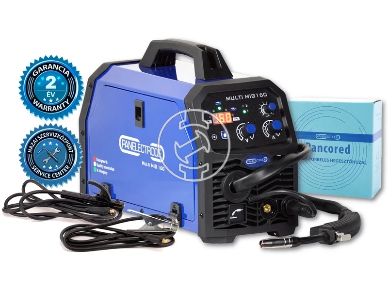 Kép: Panelectrode MULTI MIG 160 fogyoelektrodas vedogazas inverteres hegeszto 40 - 250 A 230 V_1.webp