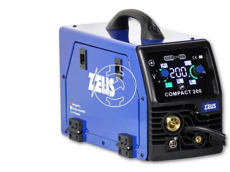 Kép: Panelectrode ZEUS COMPACT 200 fogyoelektrodas vedogazas inverteres hegeszto 35 - 200 A 230 V_2.webp