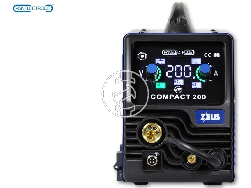 Kép: Panelectrode ZEUS COMPACT 200 fogyoelektrodas vedogazas inverteres hegeszto 35 - 200 A 230 V_2.webp