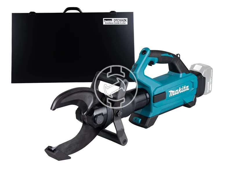 Makita DTC104ZK akkus kábelvágó 18 V | 105 mm | 120 kN | Szénkefementes | Akku és töltő nélkül | Kofferben