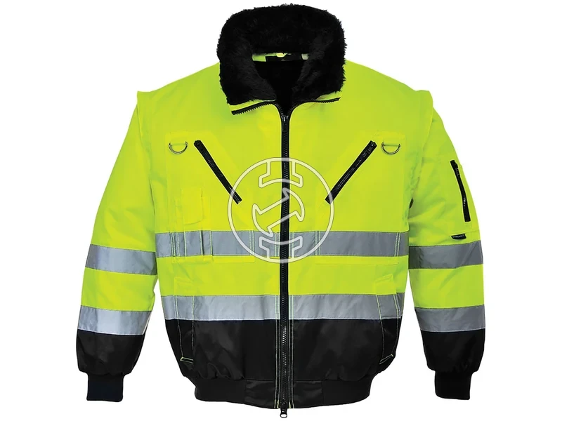 Kép: PJ50 - Hi-Vis 3-in-1 Pilota kabat - sarga fekete.webp
