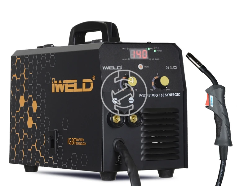 Iweld POCKETMIG 165 SYNERGIC fogyóelektródás védőgázas inverteres hegesztő