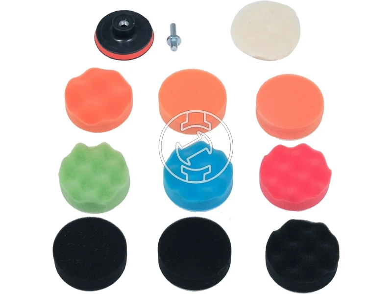 Kép: Polirozo korongkeszlet 80 mm M10 menettel 12 reszes.webp