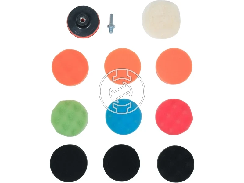 Kép: Polirozo korongkeszlet 80 mm M10 menettel 12 reszes.webp