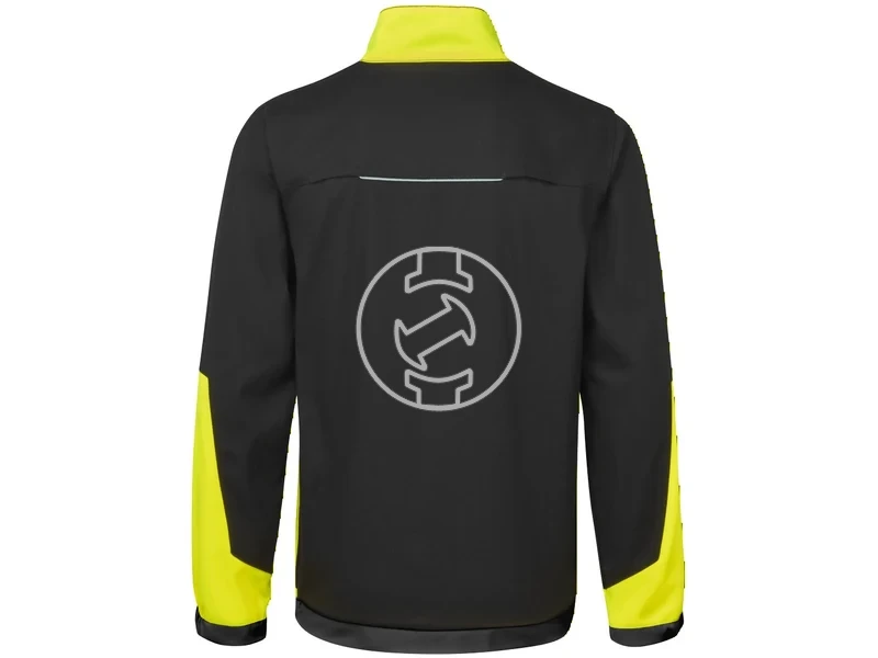 Kép: Portwest CD110 munkakabat 4 XL  fekete  sarga_1.webp