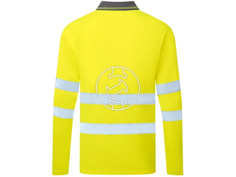 Kép: Portwest ES277 Sarga hosszu ujju polo S_1.webp