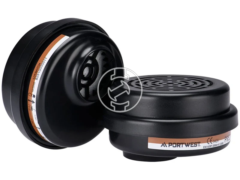 Kép: Portwest P952 maszk szuro A2P3 4 db_0.webp