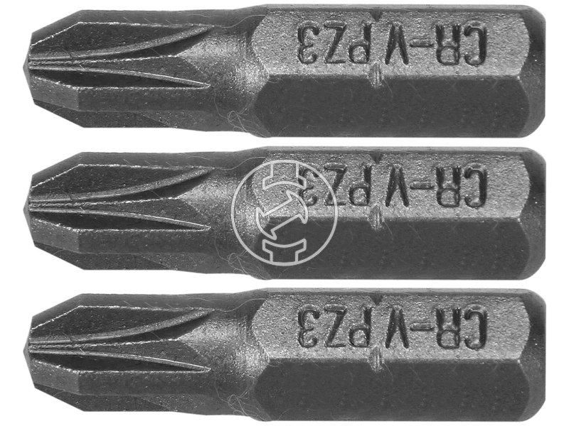 Kép: Pozidriv PZ3 csavarozo bit 25 mm 14 hatszogletu szar 3 dbcsomag.webp
