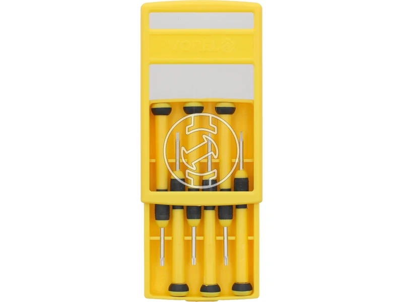 Kép: Precizios csavarhuzo keszlet 6 reszes krom-vanadium Cr-V acel.webp