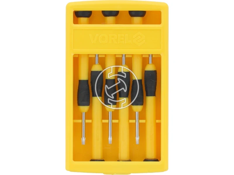 Kép: Precizios csavarhuzo keszlet 6 reszes krom-vanadium Cr-V acel.webp