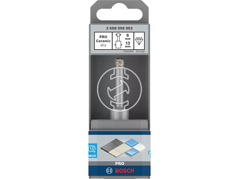 Bosch PRO Ceramic dry gyémántfúrókorona fúrógéphez 6 x 33 x 13 mm