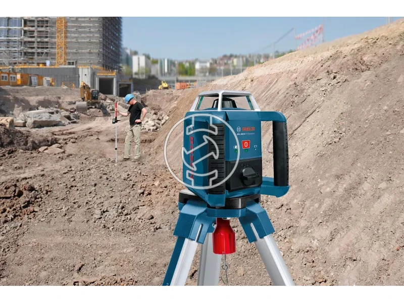 Bosch GRL 400 H forgólézer Hatósugár: 0 - 10 m/0 - 200 m | 3 x elem + elemadapter | Kofferben