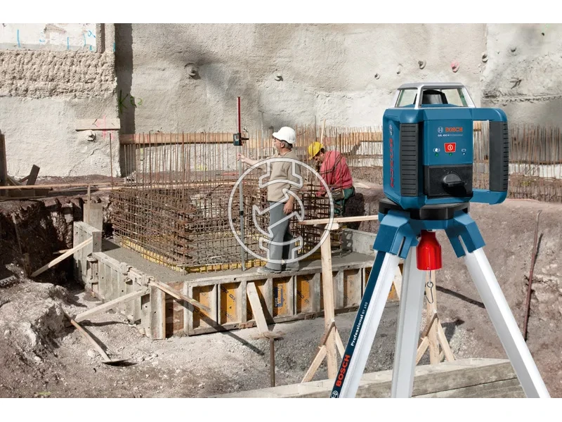 Bosch GRL 400 H  forgólézer Hatósugár: 0 - 10 m/0 - 200 m | 3 x elem + elemadapter | Kofferben