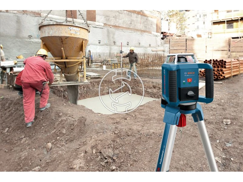 Bosch GRL 400 H forgólézer Hatósugár: 0 - 10 m/0 - 200 m | 3 x elem + elemadapter | Kofferben