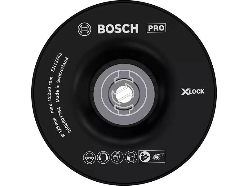 Bosch M14 gumitányér fibertárcsához 125 mm