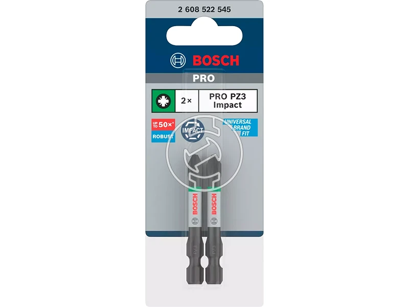 Bosch PZ3 pozidrive behajtóbit 55 mm 2 db