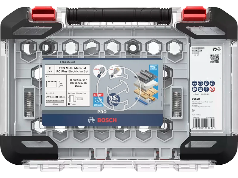 Bosch PRO Multi Material körkivágó fűrész készlet 11 db-os