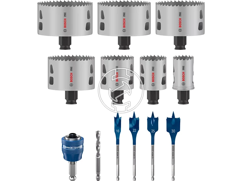 Bosch PRO Multi Material körkivágó fűrész készlet 13 részes