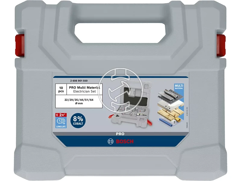 Bosch PRO Multi Material Q-Lock körkivágó fűrész készlet 10 részes