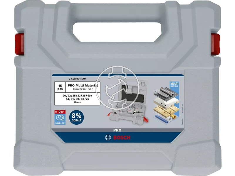 Bosch PRO Multi Material Q-Lock körkivágó fűrész készlet 15 részes
