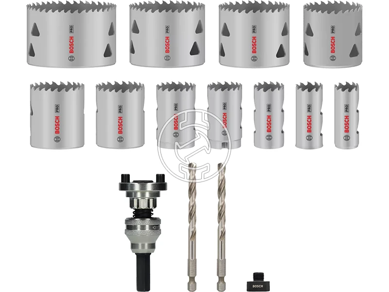 Bosch PRO Multi Material Q-Lock körkivágó fűrész készlet 15 részes