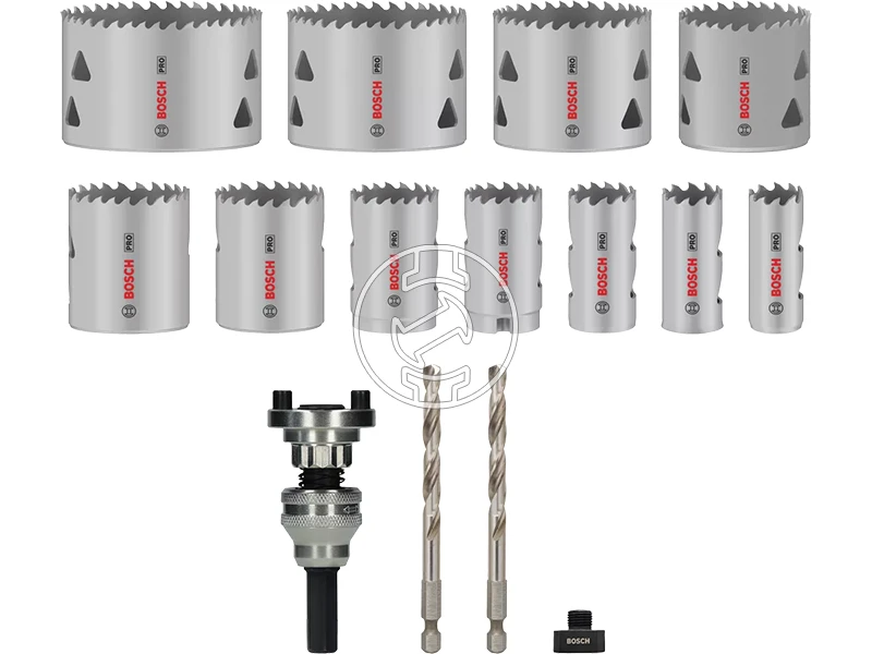 Bosch PRO Multi Material Q-Lock körkivágó fűrész készlet 15 részes