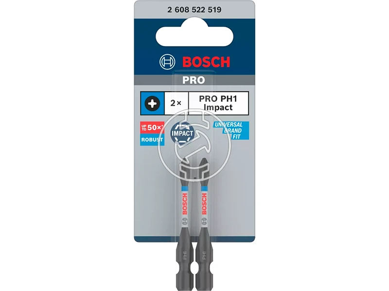 Bosch PH1 bit készlet 55 mm 2 db