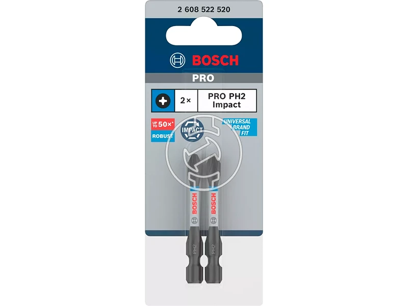 Bosch PH2 phillips behajtóbit 55 mm 2 db