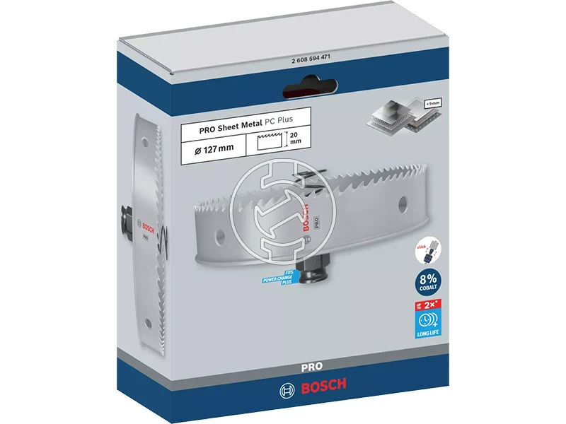 Bosch PRO Sheet Metal körkivágó 127 mm