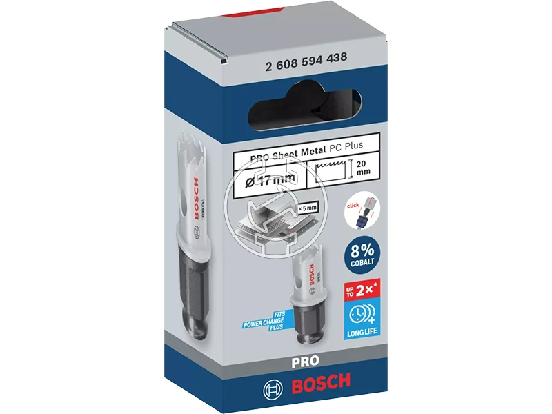 Bosch PRO Sheet Metal körkivágó 17 mm