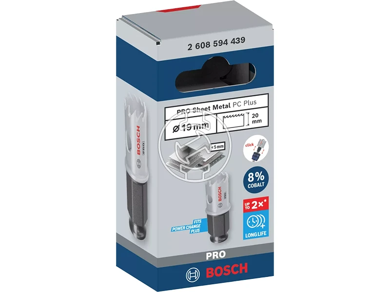 Bosch PRO Sheet Metal körkivágó 19 mm