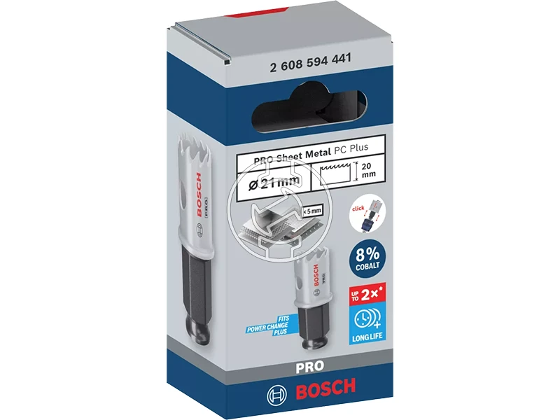 Bosch PRO Sheet Metal körkivágó 21 mm