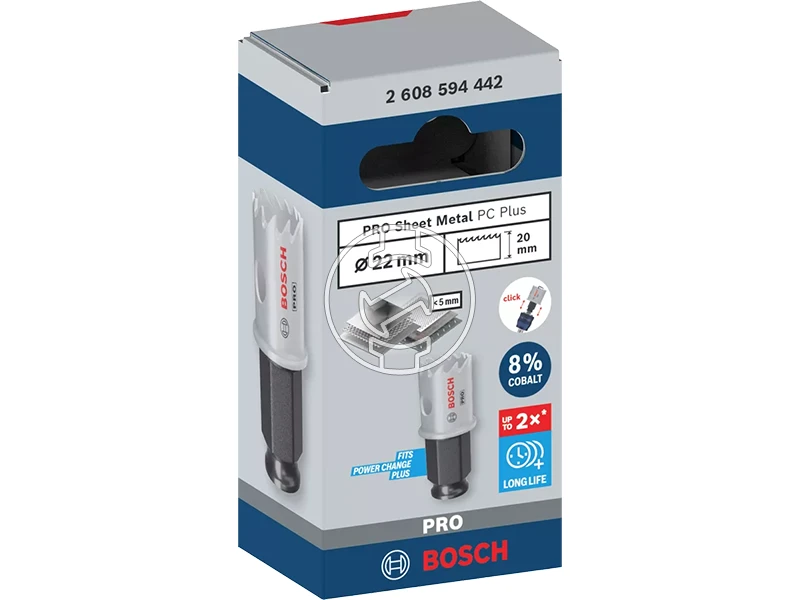 Bosch PRO Sheet Metal körkivágó 22 mm