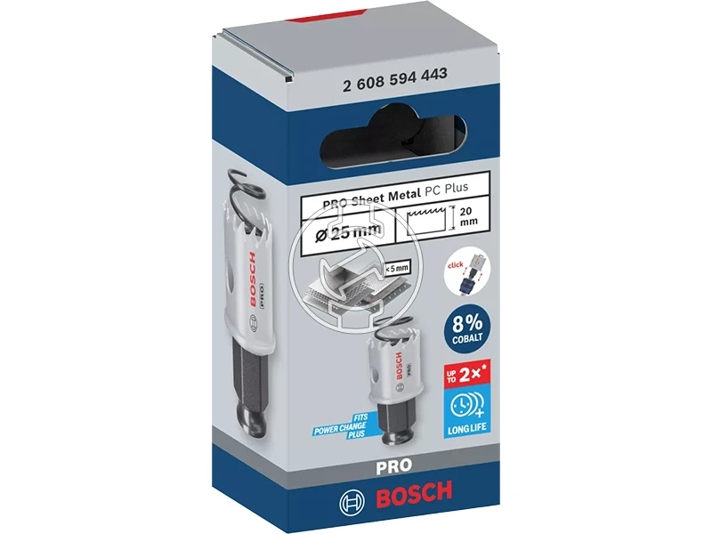 Bosch PRO Sheet Metal körkivágó 25 mm
