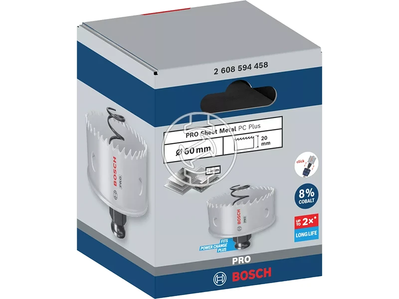 Bosch PRO Sheet Metal PC Plus körkivágó 60 mm