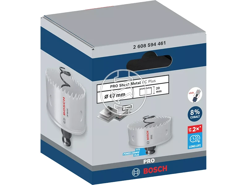 Bosch PRO Sheet Metal körkivágó 67 mm